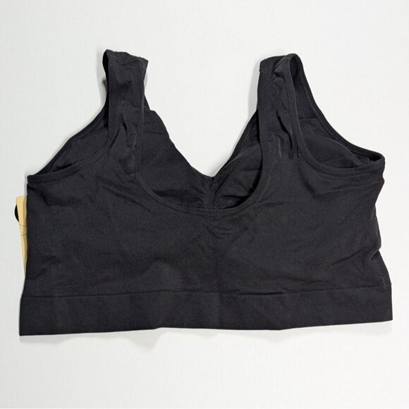 Truekind Everyday Throw-On Wireless Bralette 3XL 38DD/E 40D 42B 42C Black - Picture 6 of 8